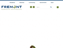 Tablet Screenshot of ne-fremont.civicplus.com