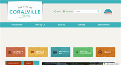 Desktop Screenshot of ia-coralville.civicplus.com