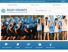 Tablet Screenshot of ks-rileycountyschools.civicplus.com