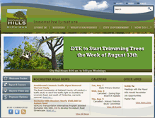 Tablet Screenshot of mi-rochesterhills.civicplus.com