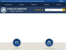 Tablet Screenshot of nj-newton.civicplus.com