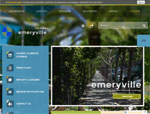 Tablet Screenshot of ca-emeryville.civicplus.com
