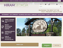 Tablet Screenshot of ga-hiram.civicplus.com