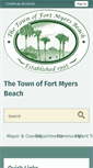 Mobile Screenshot of fl-fortmyersbeach.civicplus.com