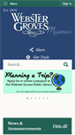 Mobile Screenshot of mo-webstergroves.civicplus.com