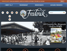 Tablet Screenshot of md-frederick.civicplus.com