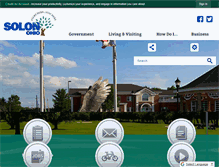 Tablet Screenshot of oh-solon.civicplus.com