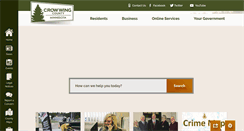 Desktop Screenshot of mn-crowwingcounty.civicplus.com