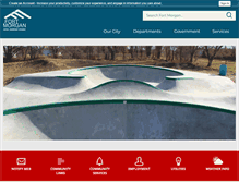 Tablet Screenshot of co-fortmorgan.civicplus.com