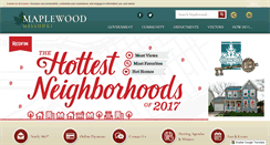 Desktop Screenshot of mo-maplewood.civicplus.com