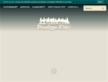 Tablet Screenshot of ks-dodgecity.civicplus.com