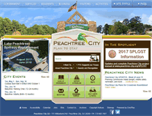 Tablet Screenshot of ga-peachtreecity.civicplus.com
